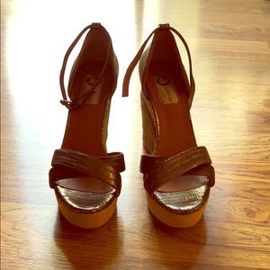Lanvin wedge sandals